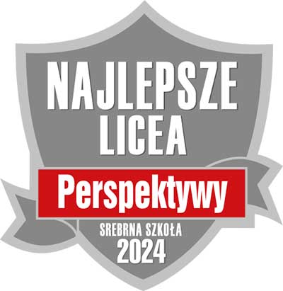 logo srebrna szkoła 2024 ranking perspektyw