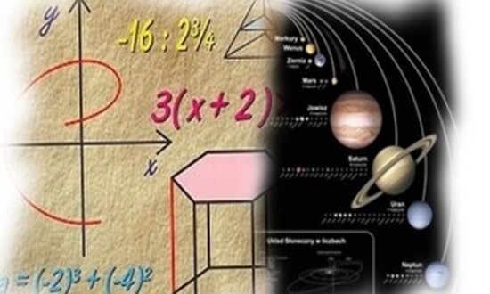 obrazek tematyczny związany z profilem klasy o rozszerzeniu matematyka i fizyka