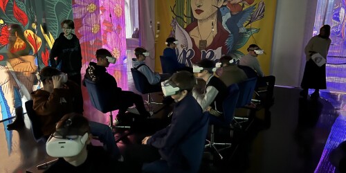 Wystawa z wykorzystaniem okularów VR